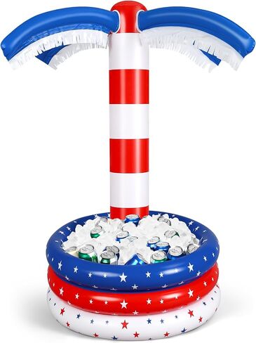 60'' Inflatable Tree Coolers Jumbo Inflatable Ice Food Container Drink Cooler for Beverage Pool Outdoor Serving Bar Holiday Party Decorations in Kuwait