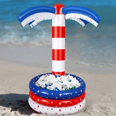60'' Inflatable Tree Coolers Jumbo Inflatable Ice Food Container Drink Cooler for Beverage Pool Outdoor Serving Bar Holiday Party Decorations in Kuwait