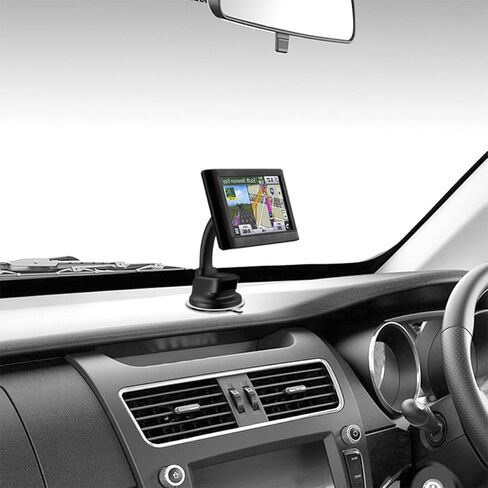 حامل GPS للوحة قيادة السيارة، حامل GPS على الزجاج الأمامي [ذراع معقوفة مرنة] حامل سيارة GPS لـ Garmin Nuvi Dezl Drive Drivesmart Zumo Driveassist DriveLuxe StreetPilot RV in Kuwait