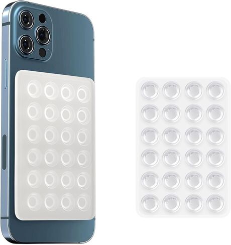 2PCS Silicon Suction Cup Phone Case Mount, Hands-Free Sticky Phone Mount Accessory, Creative Sticky Grippy Suction Phone for Self Taken Photos&Videos（Tiktok, YouTube, Facebook, Twitter） in Saudi Arabia