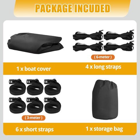 غطاء قارب T Top، 22'-24' مقاوم للماء 600D بوليستر مقاوم للتمزق شديد التحمل لقارب وحدة التحكم المركزية مع سقف T علوي بعرض شعاع طويل يصل إلى 116 بوصة، أسود in Kuwait