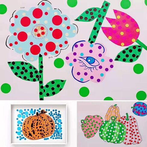 6656 PCS 1/4"(6mm) Round Circle Dot Sticker Labels in 16 Colors for Easy Storage,Office Usage,Student Classroom Usage,Kid's Early Education Tools,Artistic Creation,etc in Saudi Arabia