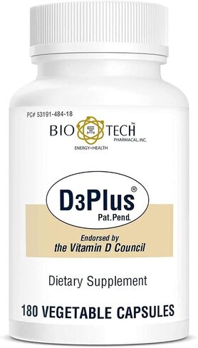 Bio-Tech Pharmacal D3 Plus (180 Count) in Saudi Arabia