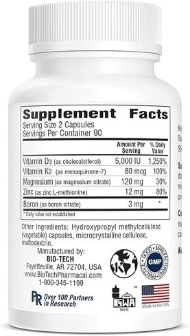 Bio-Tech Pharmacal D3 Plus (180 Count) in Saudi Arabia