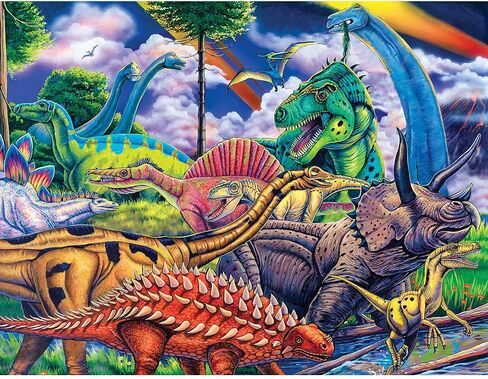 MasterPieces 100 Piece Family Jigsaw Puzzle for Kids - Reptile Friends - 14" x 19" in Saudi Arabia
