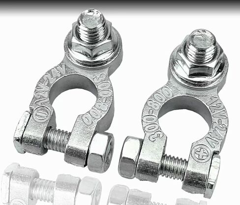 محطات كابلات البطارية السلبية والإيجابية العالمية - موصلات المشابك الطرفية للسيارات - محطة إطلاق سريعة متينة وقابلة للتعديل تنطبق على ملحقات السيارات والشاحنات والمركبات الترفيهية in Kuwait