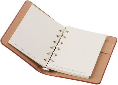 دفاتر ملاحظات okhobby A7، كتاب جيب صغير من الجلد، مجلة دائرية دائرية قابلة لإعادة الملء، لتحملها معك، قطعتان in Saudi Arabia