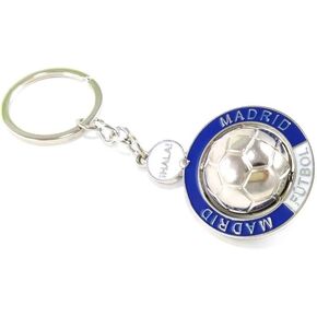 Madrid Football keychain with engraving cheering for the team for men or women, an original gift for fans of the merengue team by BDM