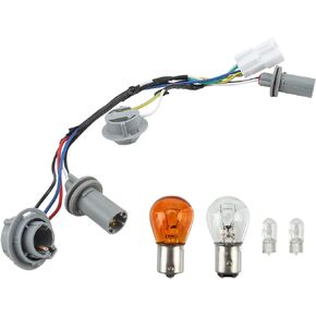 92450-3Q000 Rear Tail Light Lamp Socket Wiring Harness with 4 Light Bulb Fit for Hyundai Sonata 2011-2014