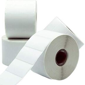 Premium, Extra Sticky 2x1in Direct Thermal Label 4 Pack. Bulk (5,520 pcs) Perforated Top Coated, Self-Adhesive Stickers for FNSKU Barcodes. Zebra Printer Compatible. Packaging and Shipping Supplies.