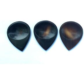 Guitar Picks Plectrum Black Horn Grip Model Handmade Lot of 4 pcs in Saudi Arabia