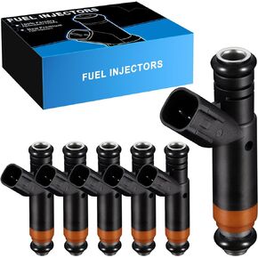 Upgraded FJ460 4.2L V6 Fuel Injectors Fits For:-Ford F150 1999-2003 F150 Heritage 2004, E150 2002-2003, E150 Econoline/E150 Econoline Club Wagon 1999-2002, E150 Club Wagon 2003 (Set of 6)