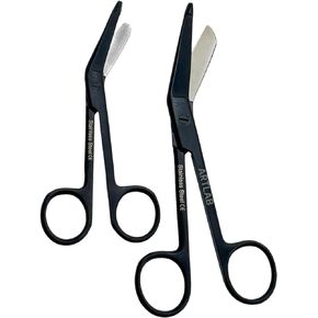 Fluoride Coated Lister Bandage Scissors Shears 11.43cm + 13.97cm Paramedic Nurse Bandage Cutting Shears
