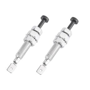 X AUTOHAUX 2pcs Adjustable Door Pin Switch Car Auto Engine Trunk Bonnet Alarm Security Hood Screw Universal