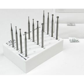 Cup Burs Fig 77B Concave Cutter Fraises Assortment 009-029 Set Fox Germany (E 4)