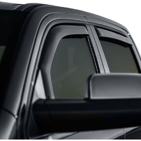 EGR 572951 In-channel Window Visors Front and Rear Set, Dark Smoke Finsh, Compatible with Ram 1500 Crew Cab Models