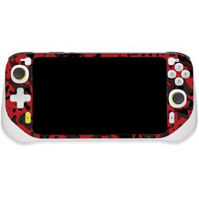 MightySkins Skin Compatible with Logitech G Cloud Gaming Handheld - Red Modern Camo | Protective, Durable, and Unique Vinyl Decal wrap Cover | Easy to Apply | Made in The USA