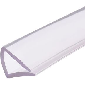 Edge Trims (5M/16.4Feet) 1Pcs, PVC U-Seal Fits 7-9mm Edge Seal Strip - for Home Door Window Seals, Transparent
