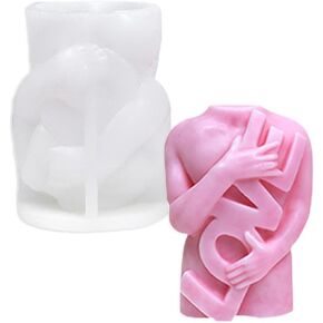 Tone Fun Sculpture of Men and Women (2pcs/Set) Silicone Molds for Making Candle, Resin, Aromatherapy Candles, Handmade Wax Soap, Home Decor, Craft
