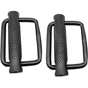 2Pack Stainless Steel 316 Slider adjustable Lock Buckles, Replacement for Belt backpack strap adjuster replacement