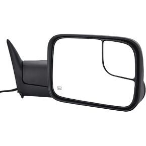 Towing Mirrors Replacement Fit for 1998 1999 2000 2001 DodgeRam 1500,Ram 2500 Ram 3500.Pickup Truck Power Heated Manual folding Side View Mirror Passenger Side