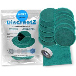 Men's Flatulence Pads End Odor & Noise, Flatulence Relief Pads, Helps Flatulence Underwear for Men, Gas Relief for Adults, DiscreetZ Flatulence Pads Stop Smell & Sound up to 100% PB-30