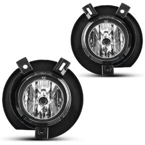 AUTOSAVER88 Fog Lights Compatible with 2002 2003 2004 2005 Ford Explorer 02-05 Fog Light Replacement,with 12V 42W H10 Bulbs,OE Style Real Glass Clear Lens