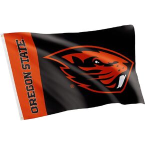 Desert Cactus Oregon State University Flag OSU Beavers Flags Banners 100% Polyester Indoor Outdoor 3x5 (Team Name)