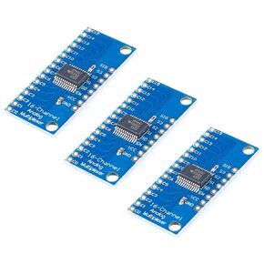 3Pcs 16 Channel CD74HC4067 Digital Analog Multiplexer Breakout Module 16 CH CMOS ADC Module Analog/Digital for Arduino