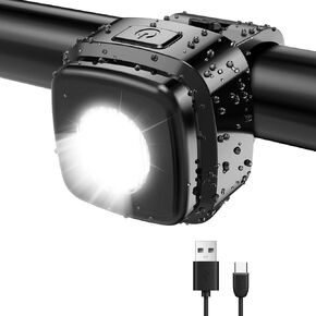 ضوء دراجة للأطفال، مصباح أمامي للدراجة قابل لإعادة الشحن USB ومصباح أمامي للدراجة للأطفال IPX5 مقاوم للماء وسكوتر خفيف ملحقات الدراجة الجبلية للأطفال والأطفال للركوب الليلي