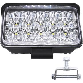 5inch Rectangle 45W Spot Led Hi/Low Sealed Beam Off Road Lights Super Bright Driving Fog Light Boat Lights Driving Lights Led Work Light SUV Lamp with Adjustable Mounting Bracket