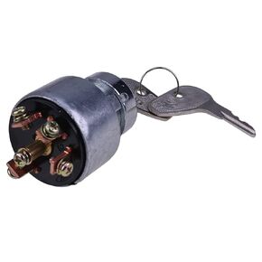 Ignition Switch 99178C1 with 2 Keys Compatible withCase Tractor 235 245 255 265 275