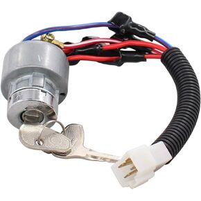 NewYall Ignition Lock Switch with Keys for Kubota Tractor L2501 L3000 L3700 L4400 MX5000 TC020-31822