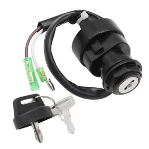 Ignition Switch Replacement for Kawasaki Bayou KLF220 KLF250 KLF300 KLF400, Lakota 300 Prairie 300 400 ATV with Key