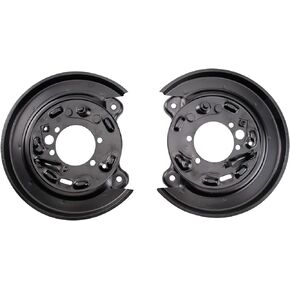 TRQ Rear Brake Rotor Backing Plate Compatible with 98-08 Forester 93-07 Impreza 92-97 Legacy