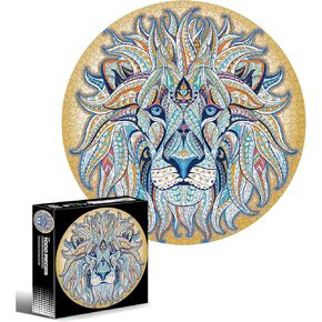 Jigsaw Puzzles 1000 Pieces for Adults, Families, Lion Shaped Puzzle, Adults Kids Puzzle Game Toys, jigsaws Size 20x28 inches