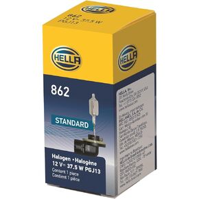 HELLA 862 Standard Halogen Bulb, 12 V, 37.5W