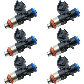 Fuel injector Compatible For Jeep Grand Cherokee Wrangler JK,For Chrysler 300,For Volkswagen,For Dodge Challenger Avenger Journey,For Ram 3.6 3.6L 2011-2019. Replaces# 0280158233.6Pcs