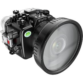 Sea frogs Waterproof Camera Housing Compatible with Sony FX-3 28-70MM IPX8 40m/130ft Maximum Diving Depth Underwater Camera Case for Diving, Surfing, Rowing, Skiing