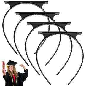 4 Pack Graduation Cap Headband, Grad Cap Headband Insert Secures Your Graduation Cap and Hairstyle, Upgrade Headband for Graduation Cap in Saudi Arabia