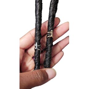 مجموعة Beaditwearitloveit المكونة من 2 خرزة متسلقة من Loc، وإكسسوارات شعر دريدلوك نحاسية، وخرز لوك معدني قابل للتعديل لضفائر الشعر المجدل، وحلقات الشعر، وخرز الشعر على شكل أساور (فضي) in Kuwait