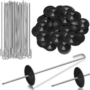 Solar Panel Guard Clips Animal Guard Fastener Clips Solar Panel Animal Guard Roll Kit Stainless Steel Fastener Clips for Solar Panel Bird Wire Pigeon Fence (100 Packs, 25 mm)