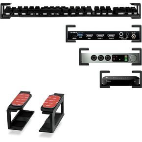 Screwless 1.5" Wide Horizontal Cable Box Mount, Modem, Router, Mesh, Streaming Media Devices & More | Mount Horizontally Any Device Upto 1.5" Wide & 4lb, Strong VHB Adhesive, No Tools by Brainwavz