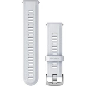Garmin Replacement Band for Forerunner 955, Whitestone and Silver