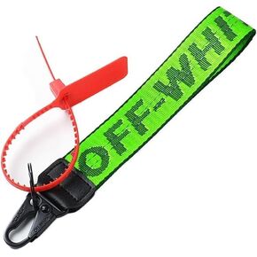 Keychain WHITE Lanyard FLuo White for Keys can Hang Key,Wallet,Jeans Decoration cute lanyard nice