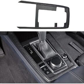 Interior Center Console Gear Shift Panel Frame Cover Decoration Trim for Mazda CX30 CX-30 2020 2021 2022 2023 (for Left Hand Drive)
