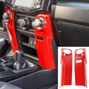 JeCar for 4Runner Interior Trim Center Console Dash Air Conditioner Control Panel Cover Compatible with 2010-2023 Toyota 4Runner (Matte Black)