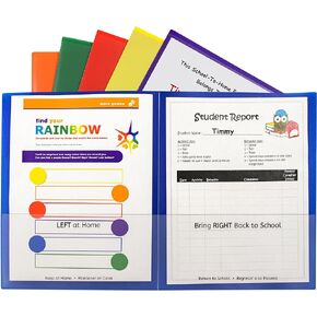 C-Line Classroom Connector School-to-Home Folders, Yellow, 25 per Box (32006)
