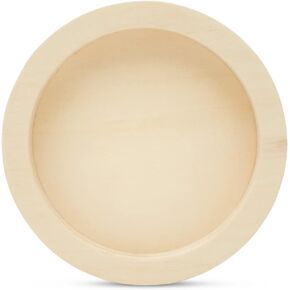 Circle Wood Panel 12-1/8 inch Diameter, Pack of 1 Round Canvas Boards, Unfinished Wooden Trays for Crafts & Painting, by Woodpeckers