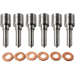 6pcs Fuel Injector Nozzles 3930324 Fuel Injectors 370 Marine Performance Injector Nozzles Replacement for 1994-1998 Dodge 2500 3500 Cummins 12V 5.9L